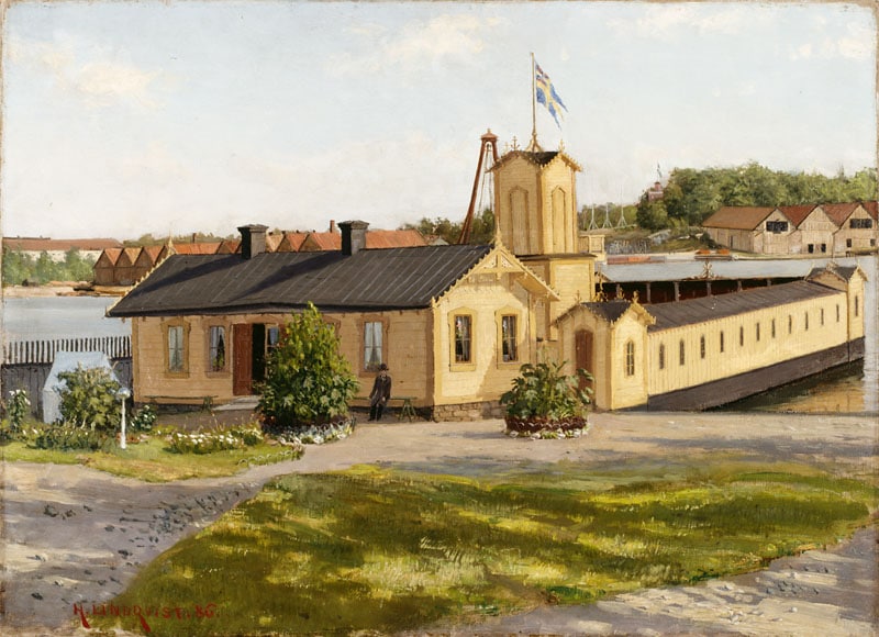 Flottans badhus på Skeppsholmen