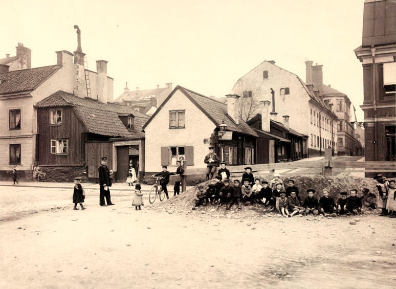 Nytorget är kantat av historia